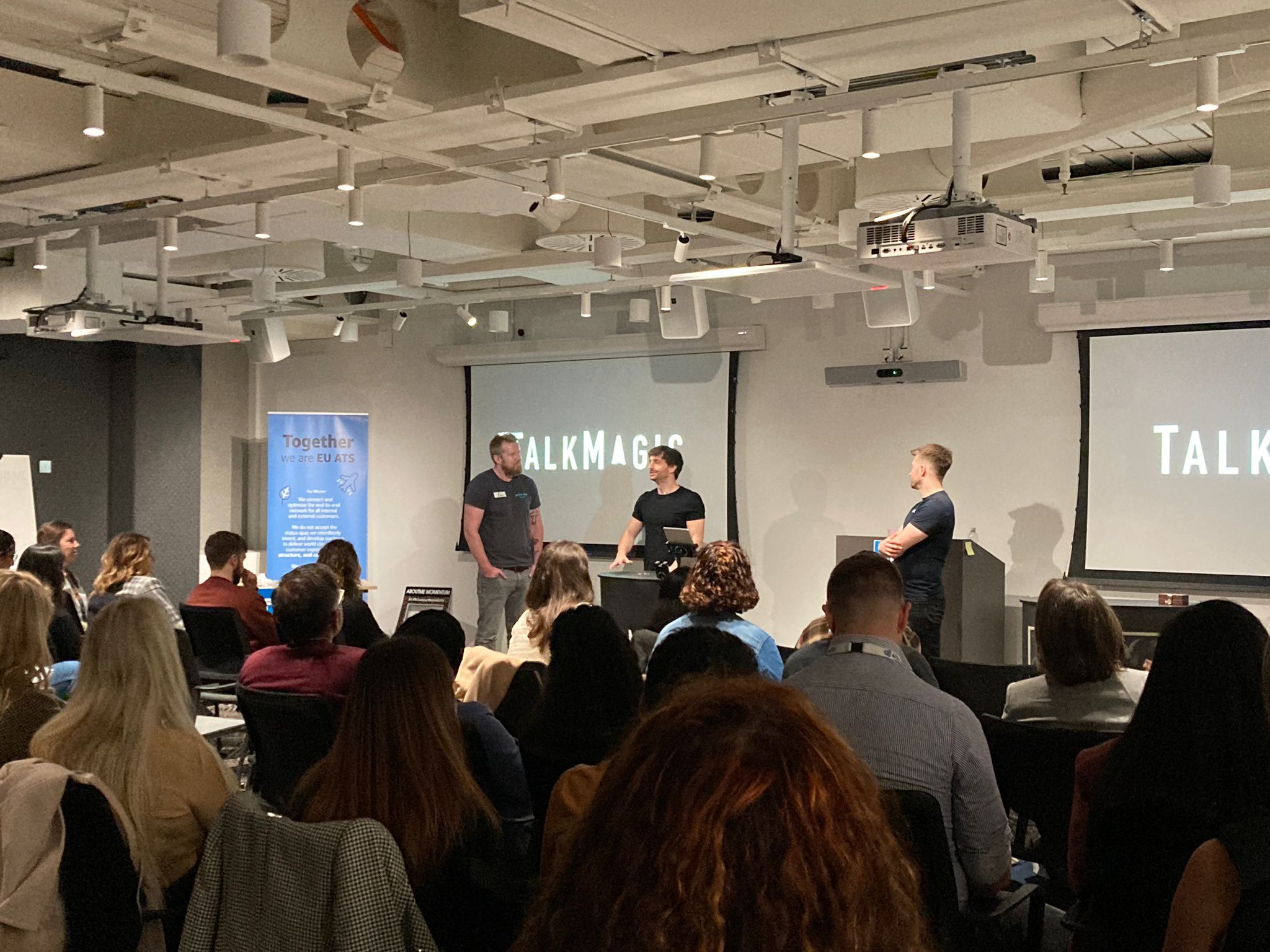TalkMagic presenting a workshop for Amazon